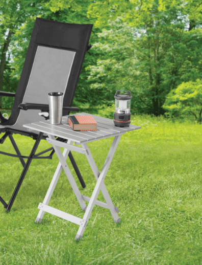 Ozark Trail Camping Table, Silver
