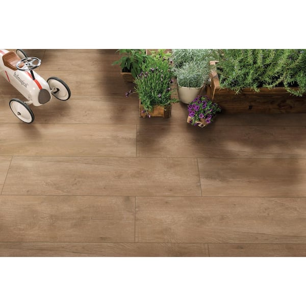 Lucas Betulla 12 in. x 48 in. Rectangle Matte Porcelain Paver Floor Tile (14 Pieces/56 sq. ft./Pallet)