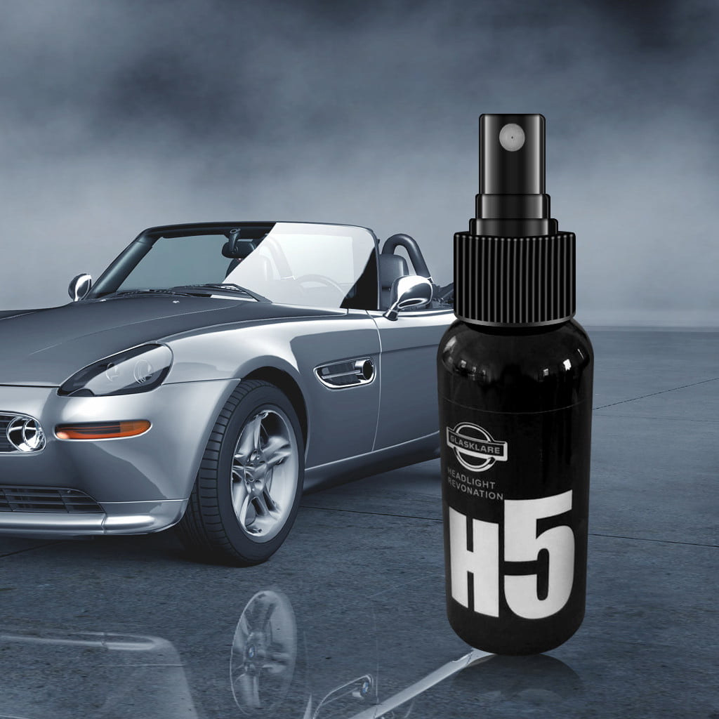 CLZOUD Car Headlight Surface Repair Liquid Coating Refurbished 50ML with Sprinkle