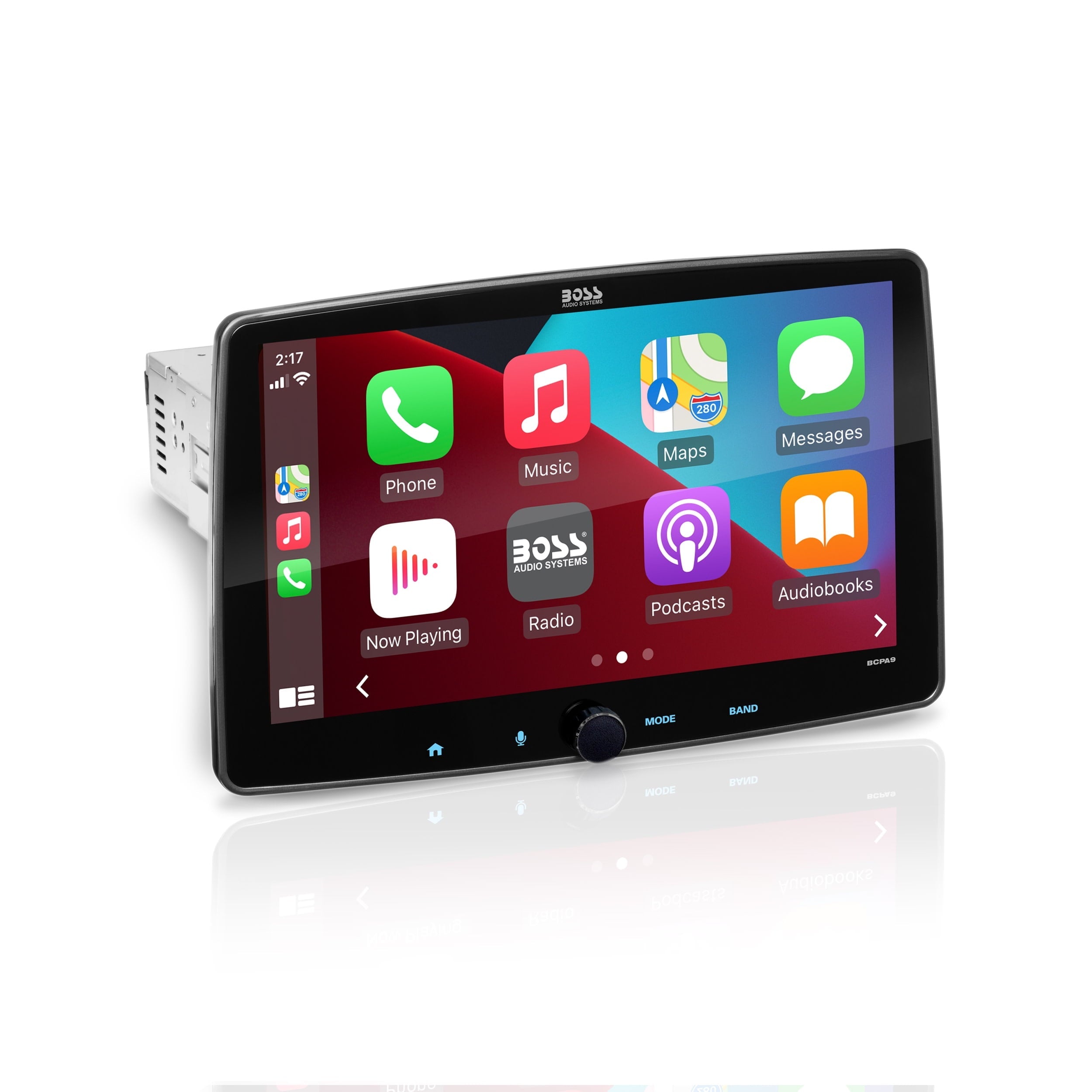 BOSS Audio Systems BCPA9 Apple CarPlay Android Auto 1 Din Car Stereo System
