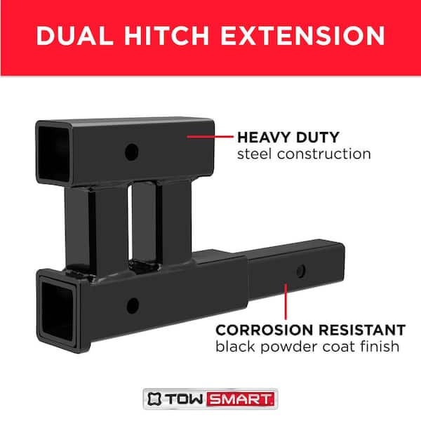 2 in. Dual Hitch Extension 4000 lbs.