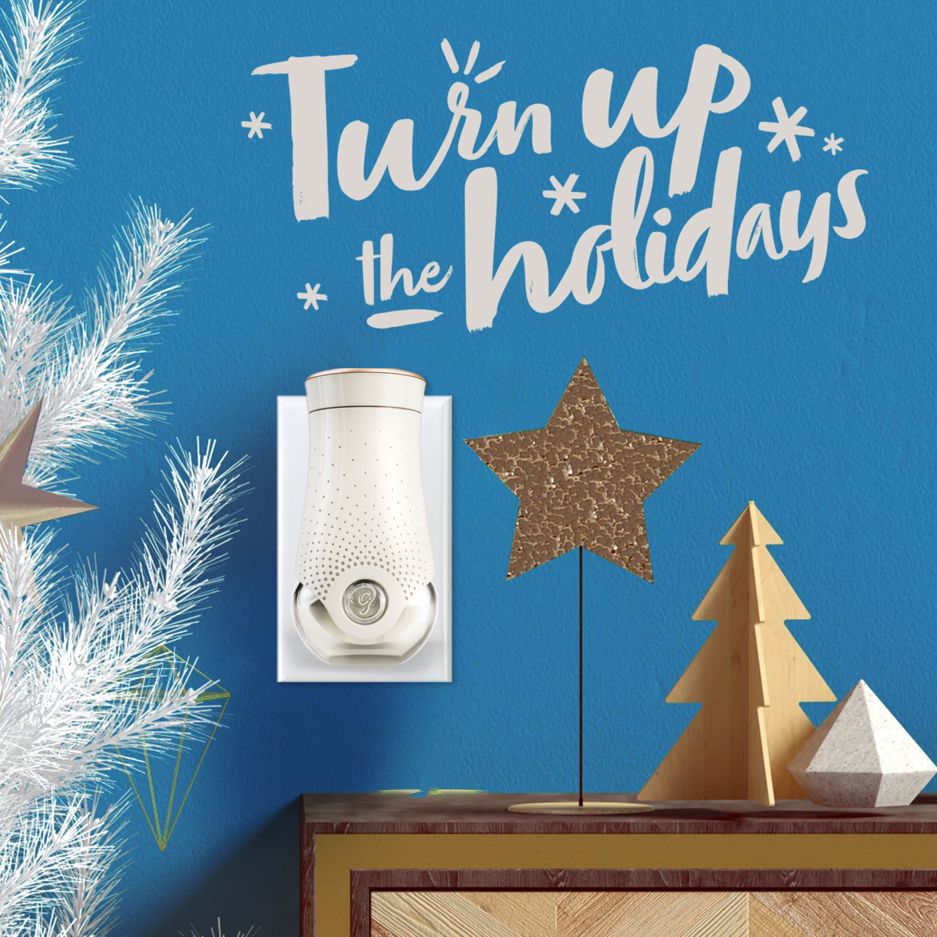 Glade PlugIns Scented Oil, Air Freshener, 5 Refills, Starlight & Snowflakes, 0.67 oz Each, 3.35 oz Total