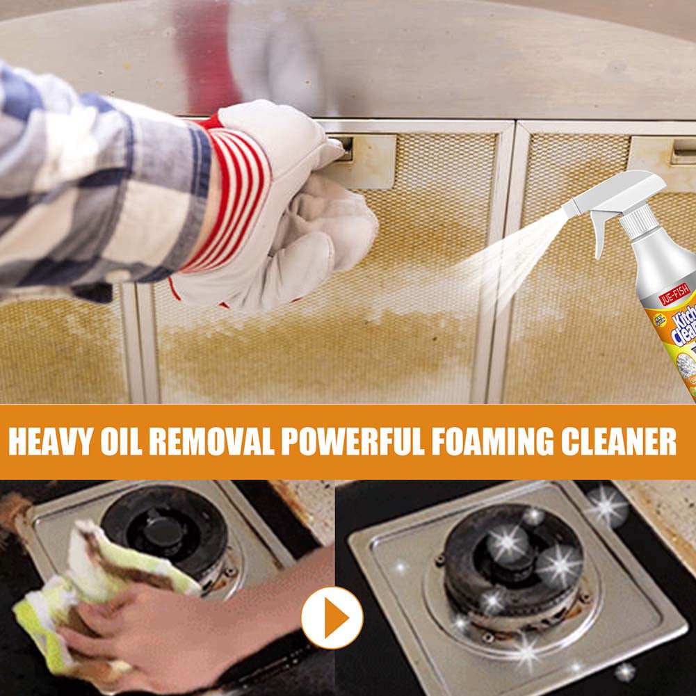 AMNHDO Multi-Purpose Foam Cleaner Rust Remover Removes Oil Dirt Rust Grease Degreaser Household Kitchen Cleaning Spray (60ml)