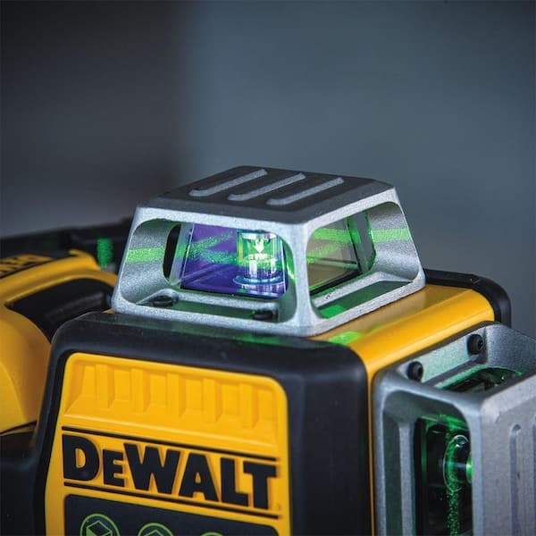 12V MAX Lithium-Ion 100 ft. Green Self-Leveling 3-Beam 360 Degree Laser Level with 2.0Ah Battery, Charger and Case