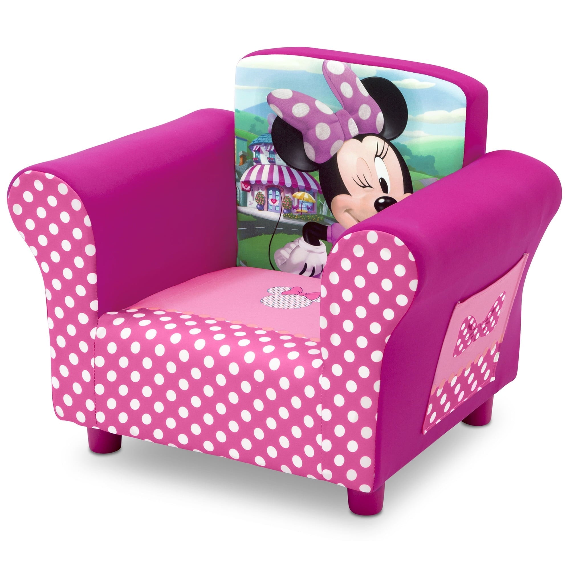 Disney Minnie Mouse Upholstered Chair by Delta Children, Pink