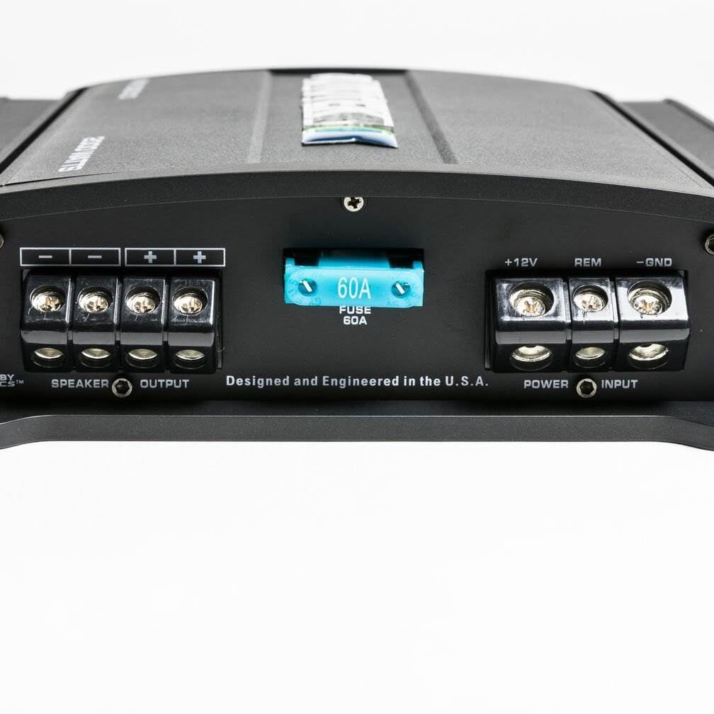 Autotek MM2020.1D 2000 watts The Mean Machine Subwoofer Monoblock Stable Class D Amplifier, Black - 1 Ohm