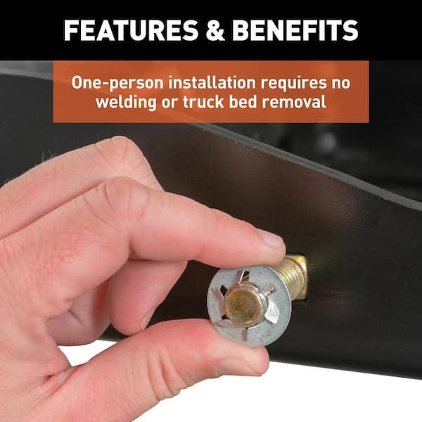 Double Lock EZr Gooseneck Hitch Kit with Brackets, Select Dodge, Ram 2500, 3500