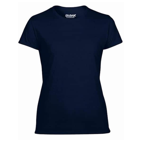 Missy Fit Women's X-Small Adult Short Sleeve T-Shirt in Navy (12-Pack)