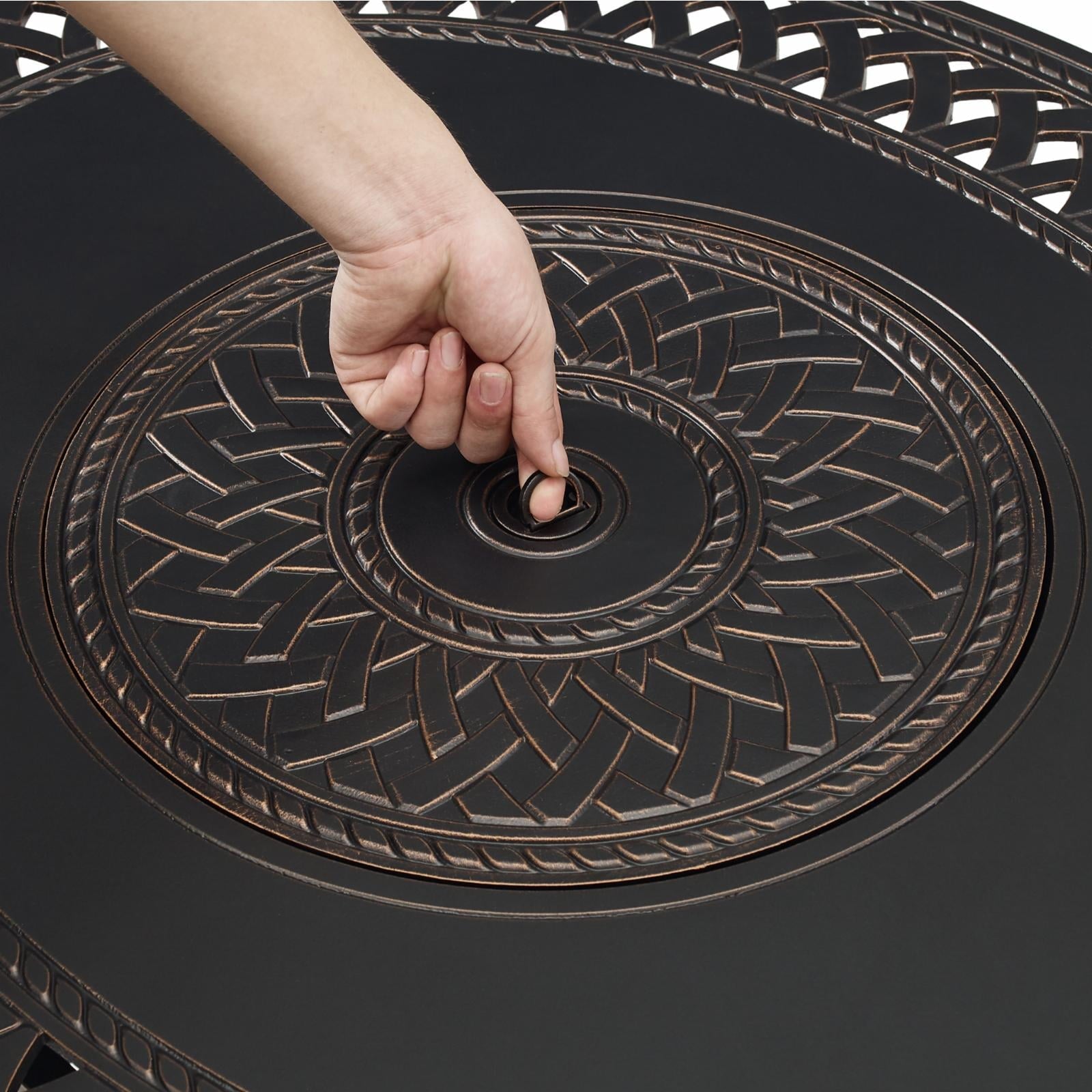 Fire Sense James 39.5 in. Propane Fire Pit