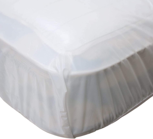 Dependable Industries Mattress Protector Fitted King Size Waterproof Vinyl Plast