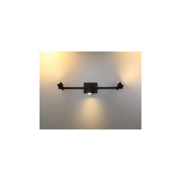 Matte Black Integrated LED Flexible Track Pendant