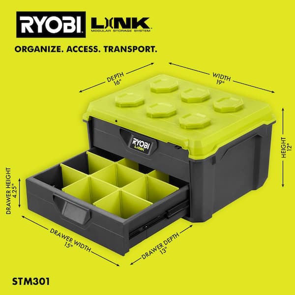 LINK 2-Drawer Modular Tool Box