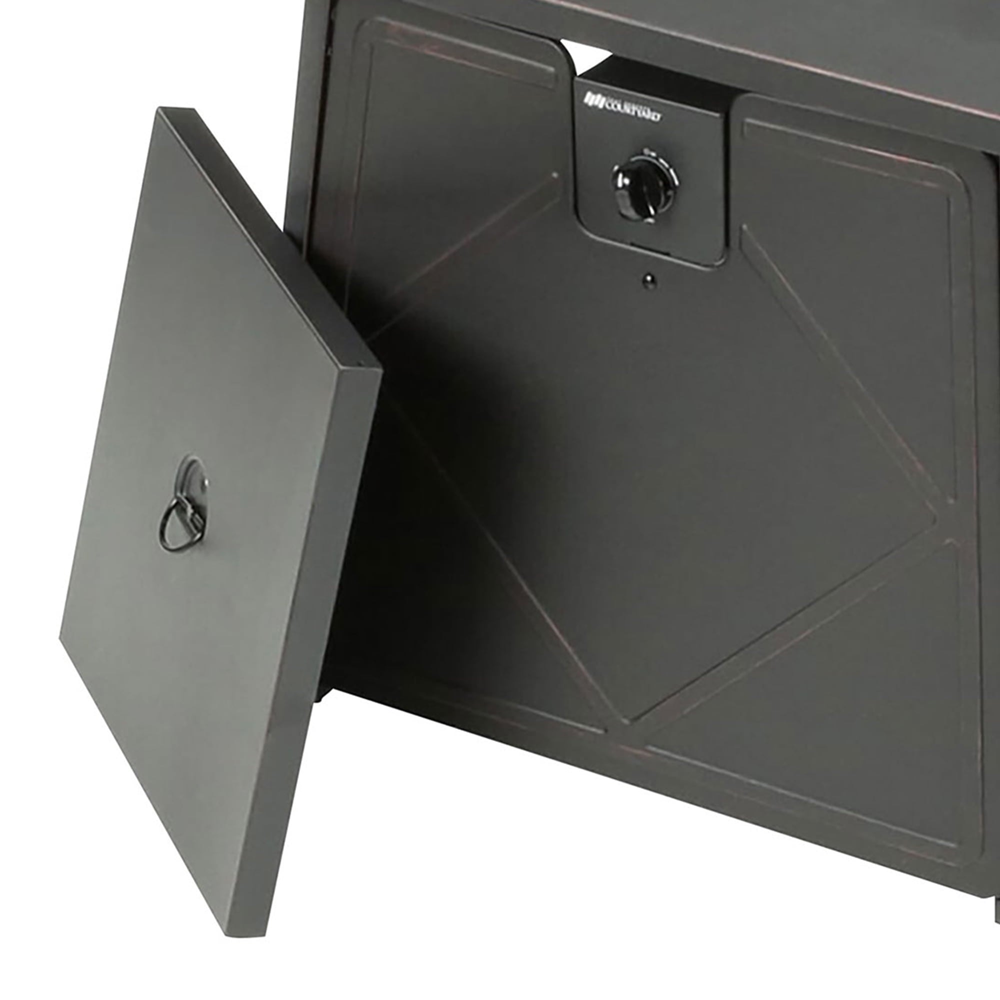 Four Seasons Courtyard Dual Heat 50,000 BTU Square Gas Tabletop Fire Pit