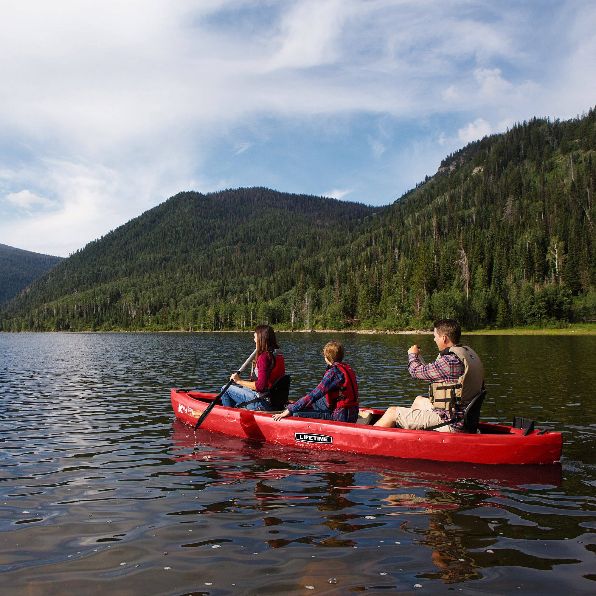 Lifetime Kodiak 13 ft Canoe, Red (90658)
