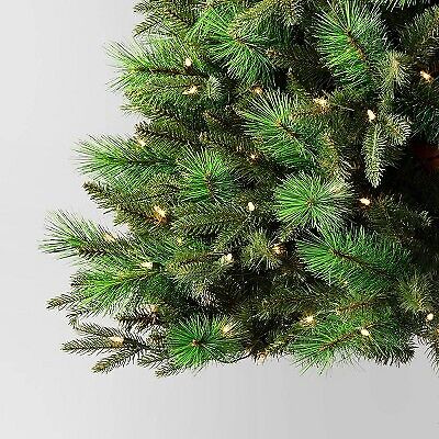 6.5' Pre-lit Balsam Fir Artificial Christmas Tree Clear Lights - Wondershop