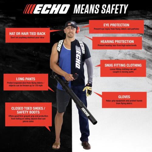 ECHO 158 MPH 375 CFM 25.4 cc Gas 2-Stroke Cycle Backpack Leaf Blower with Hip