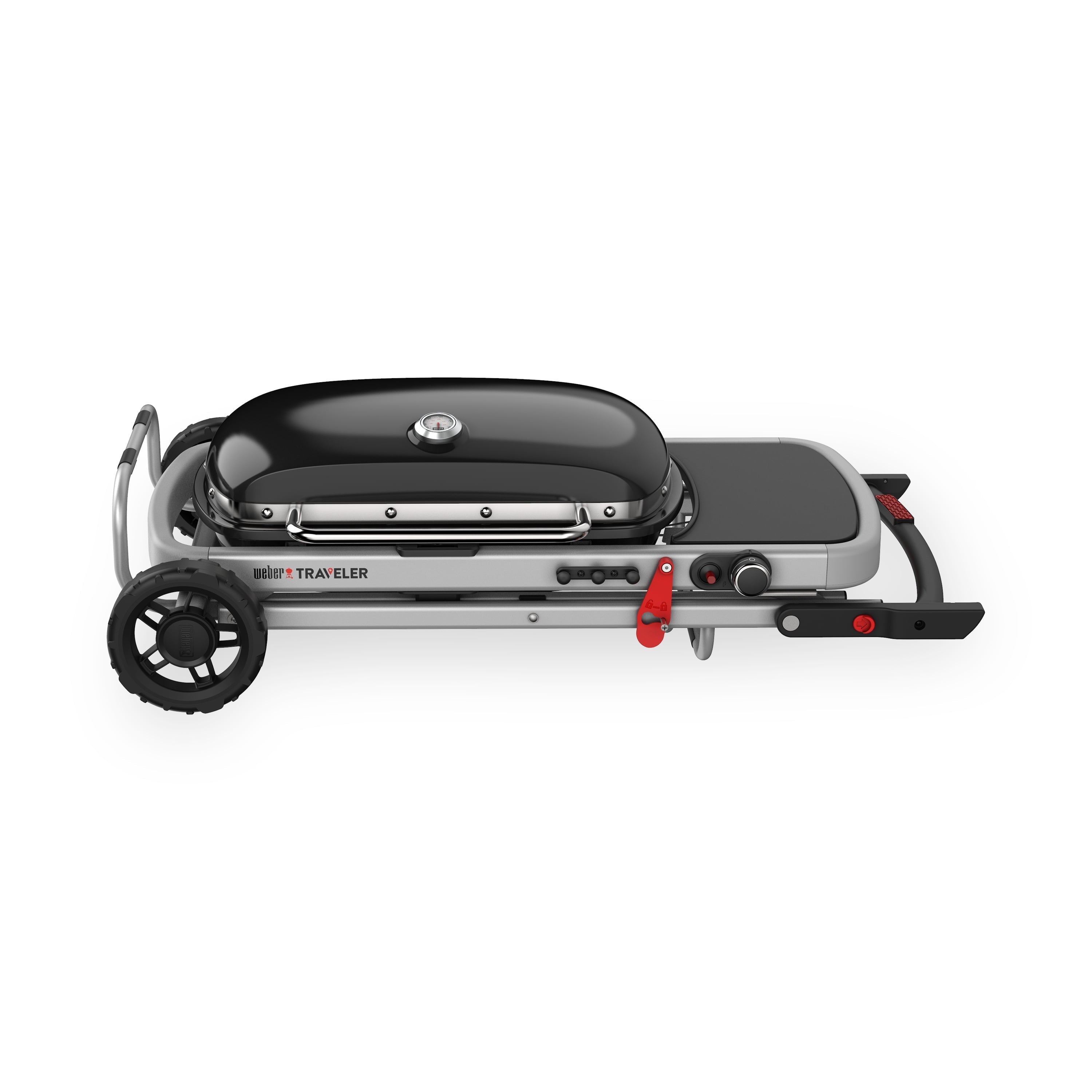 Traveler Portable Propane Gas Grill, Black