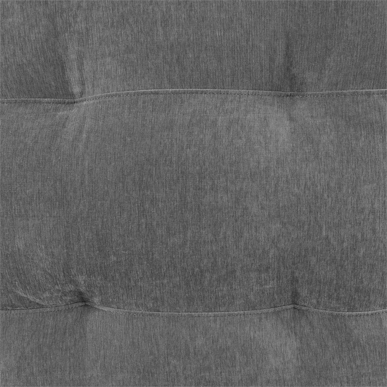 Bowery Hill Mid-Century Fabric Chaise Lounge