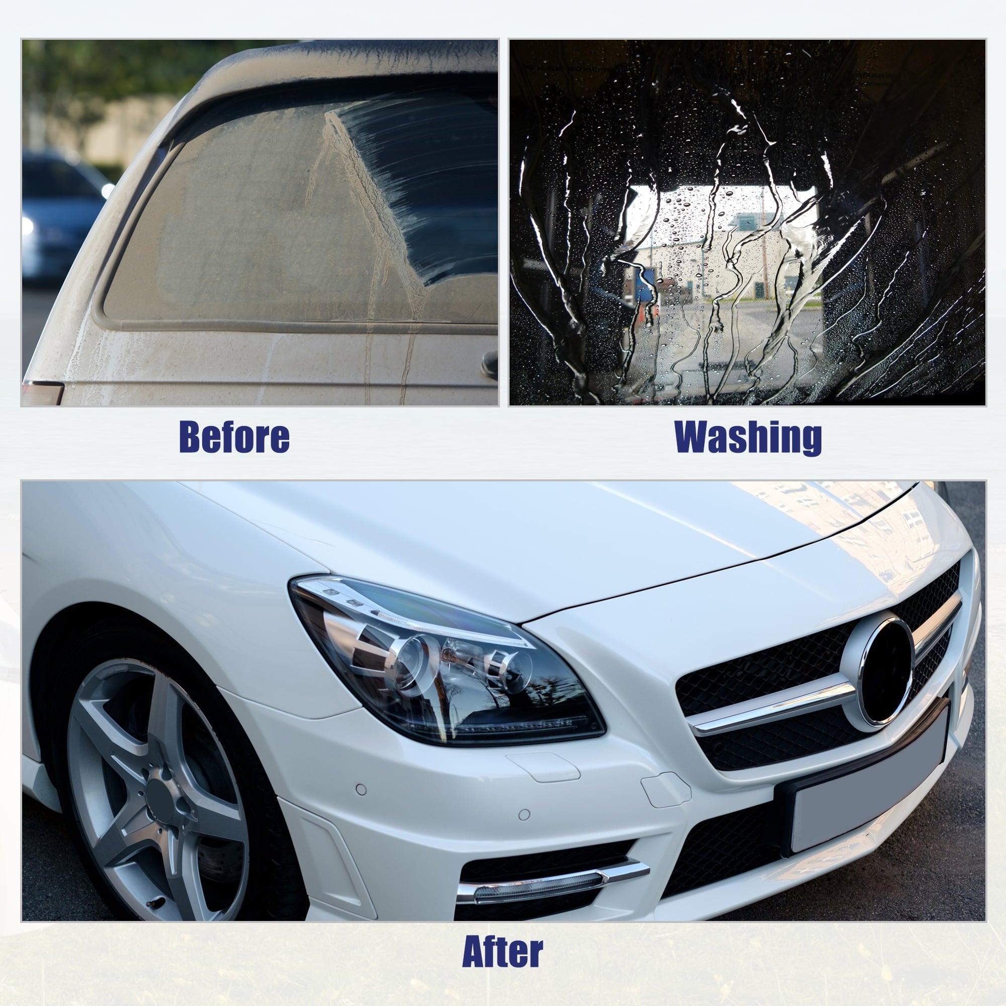 Unique Bargains Microfibre Car Drying Towel 80x60cm Extra Large Car Cleaning Green 2pcs