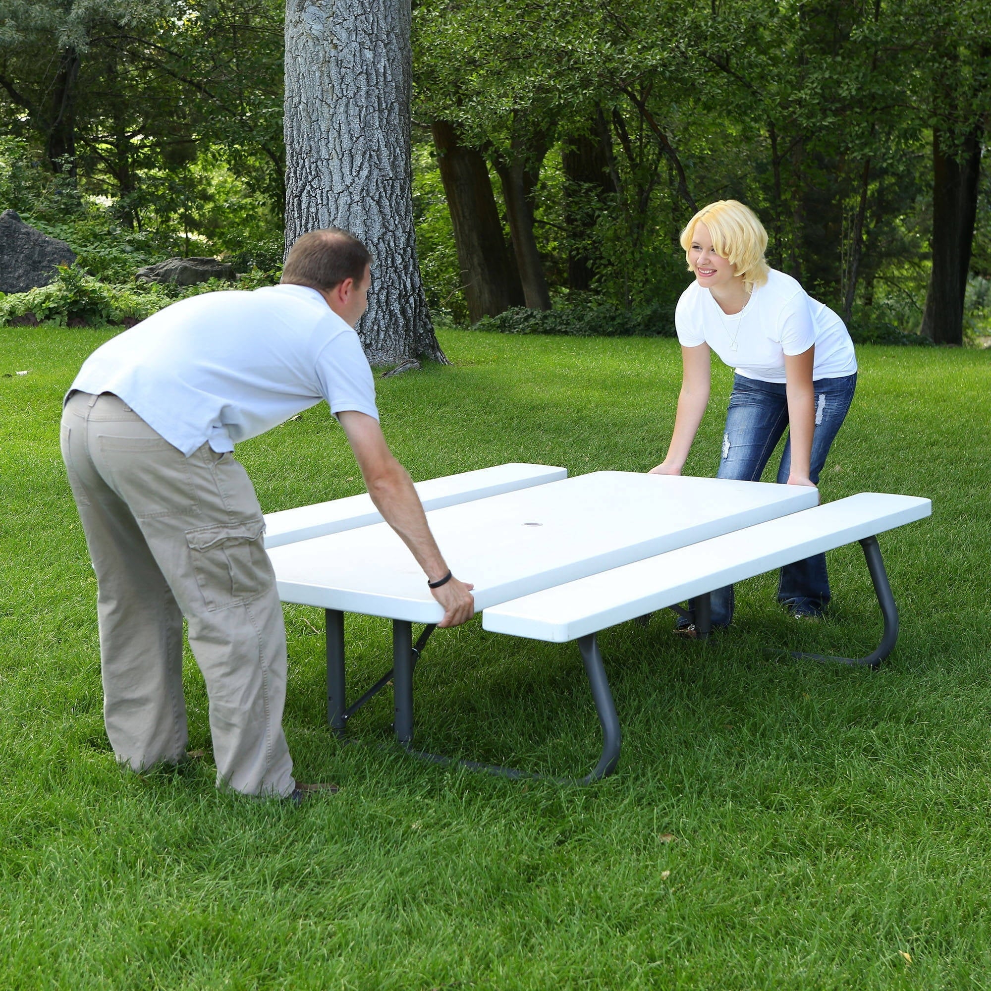 Lifetime 6 Foot Folding Picnic Table, 80215