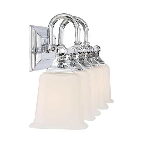 Nicholas 5-Light Polished Chrome Vanity Light