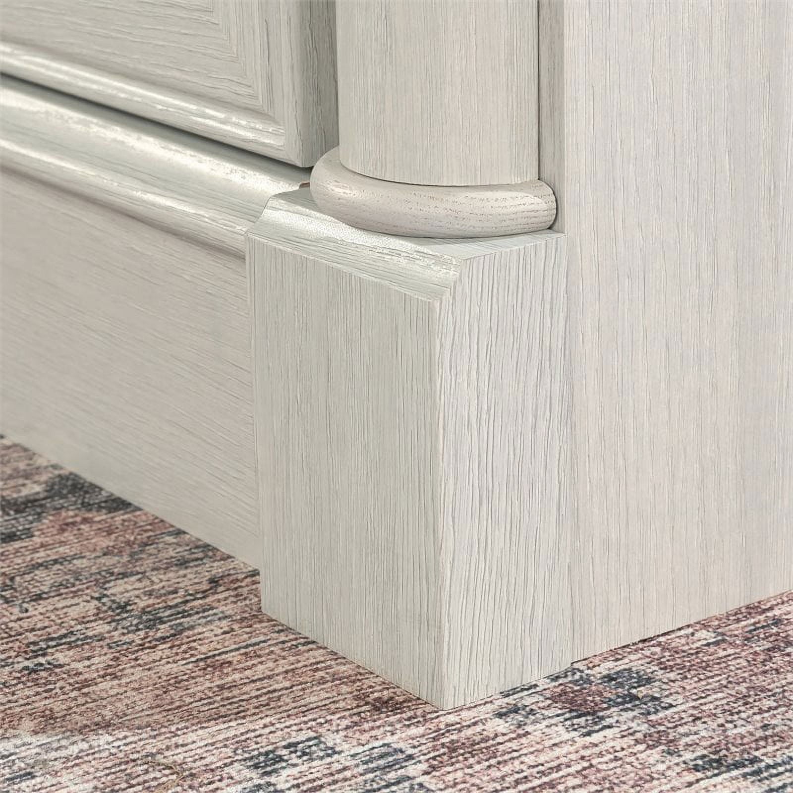 Sauder Palladia Executive Home Office Desk, Glacier Oak Finish