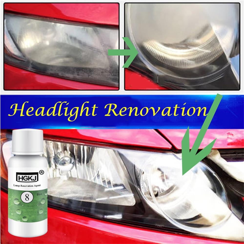 Apmemiss Clearance HGKJ-8-20ML Car Lens Restoration Kit Headlight Brightening Headlight Repair 20ML