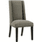 Modway Baron Fabric Dining Chair in Beige