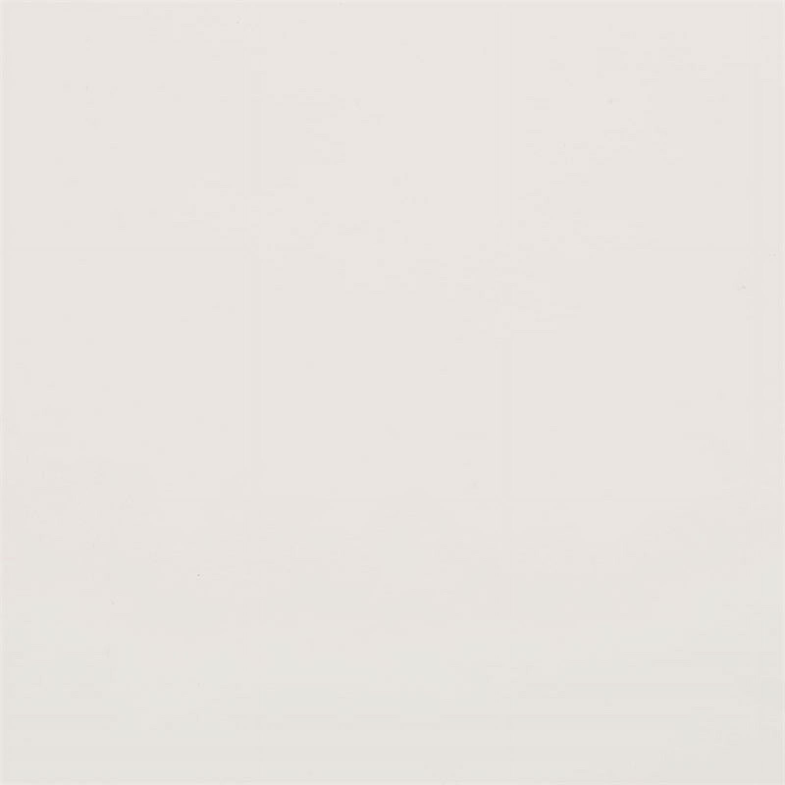 Linon Hawn Square Wood Upholstered Ottoman in White