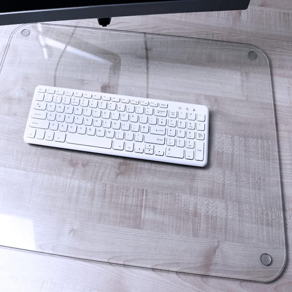 20 in. x 36 in. Glass Desk Pad