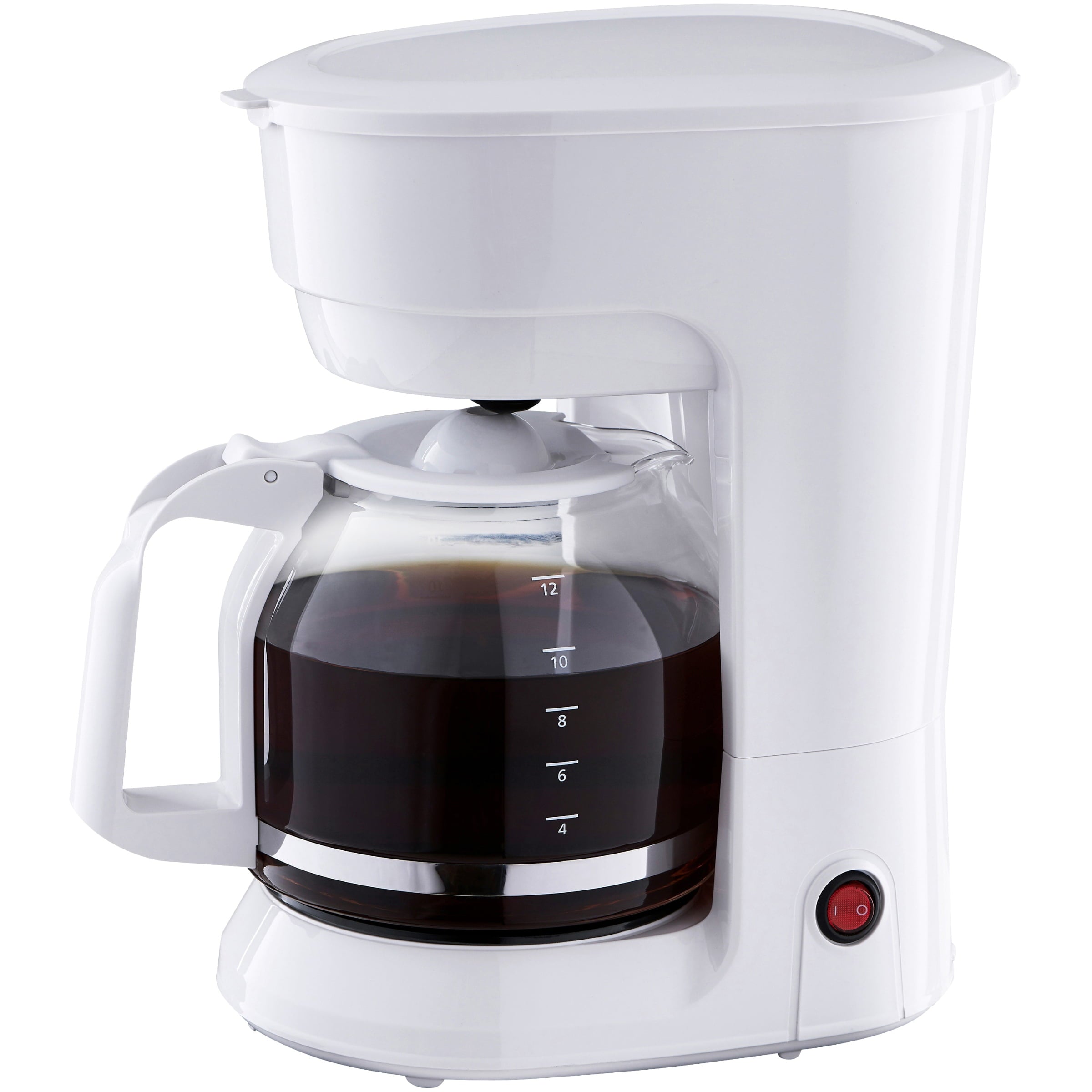 Mainstays White 12-Cup Drip Coffee Maker, New