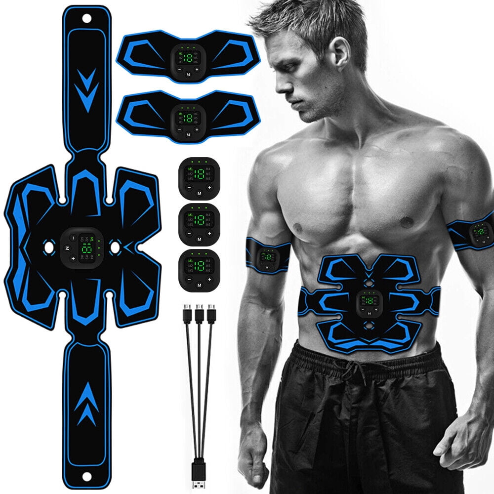 Electric Abdominal Muscle Stimulator EMS WEIGHT LOSS Abdominal Trainer Abs USA