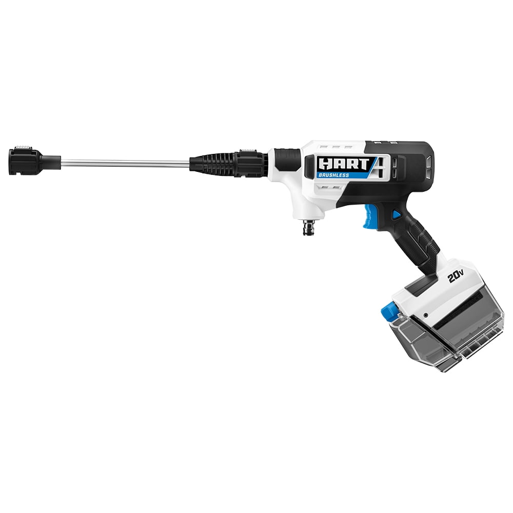 HART 20-Volt Cordless Brushless 600PSI Power Cleaner Kit (1) 20-Volt 4.0Ah Lithium-Ion Battery