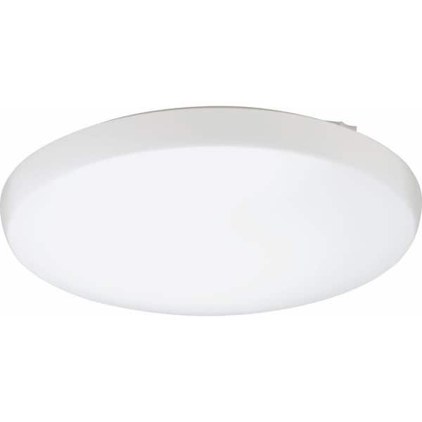 Low Profile Round 20 in. White LED Flush Mount Light Fixture