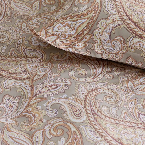 Company Cotton Vintage Paisley Blush Cotton Percale King Sham