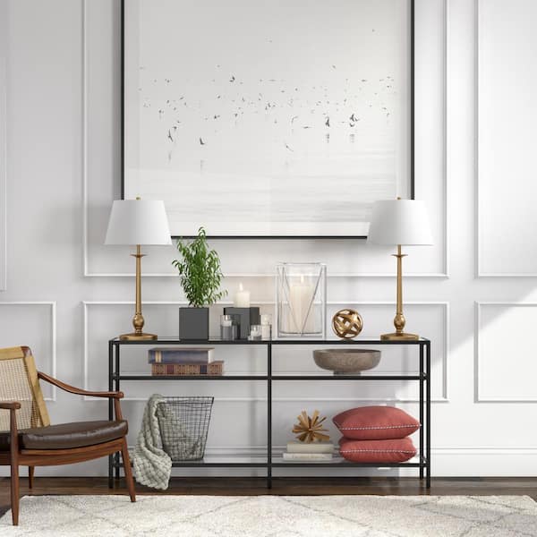 Wilmer 28 in. Brass Table Lamp