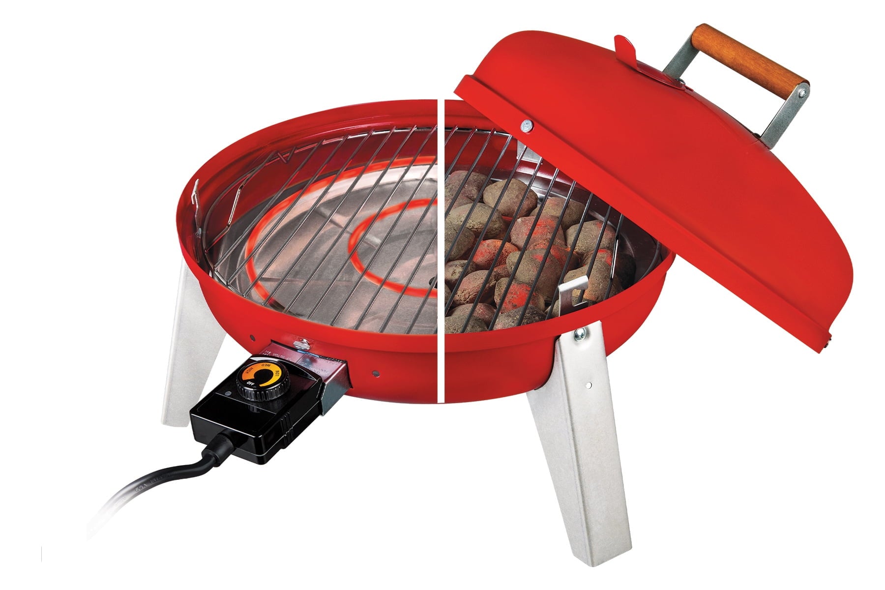 Americana 4-in-1 Electric and Charcoal Water Smoker