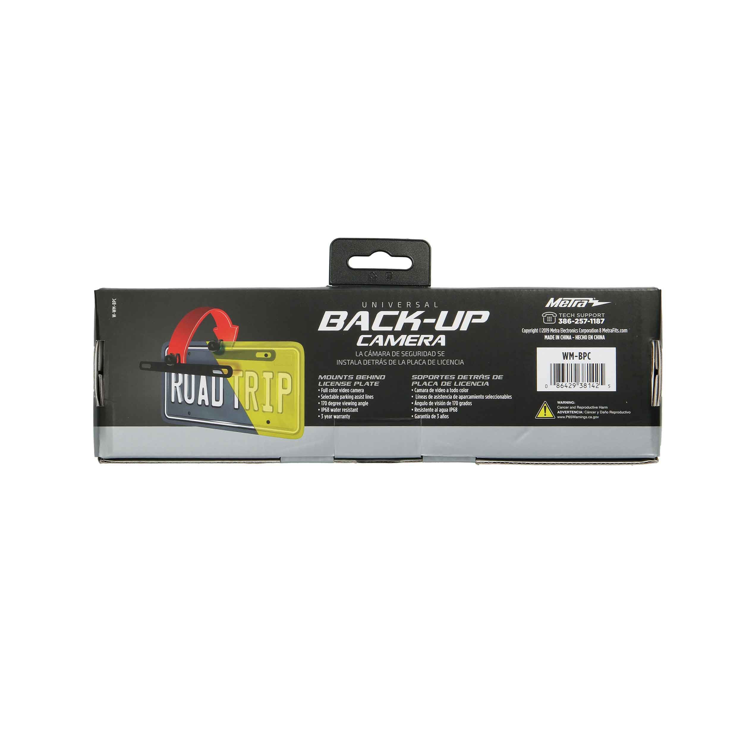 Metra WM-BPC License Plate Backup Camera with Parking Lines