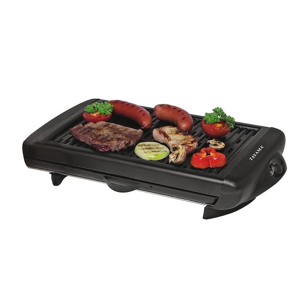 150 sq. in. Black Smokeless Non-Stick Electric Grill