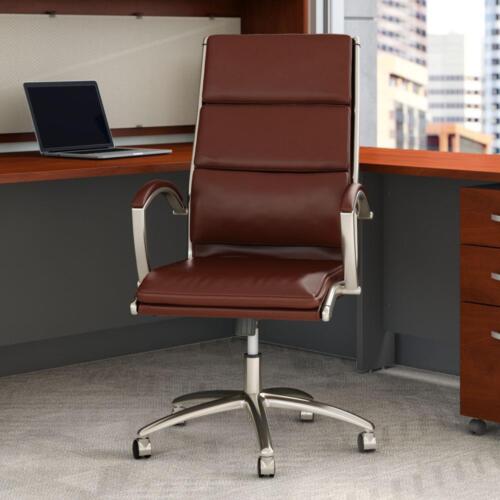 Move 40 Series High Back Leather Executive Office Chair - Harvest Cherry...