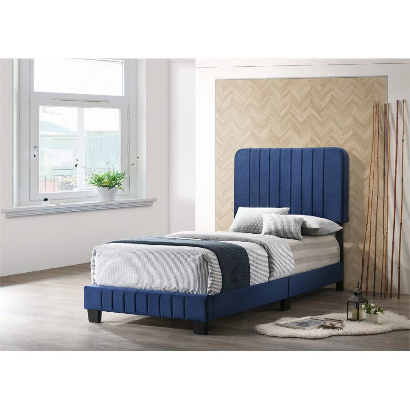 Glory Furniture Lodi G0409-TB-UP TWIN BED , NAVY BLUE