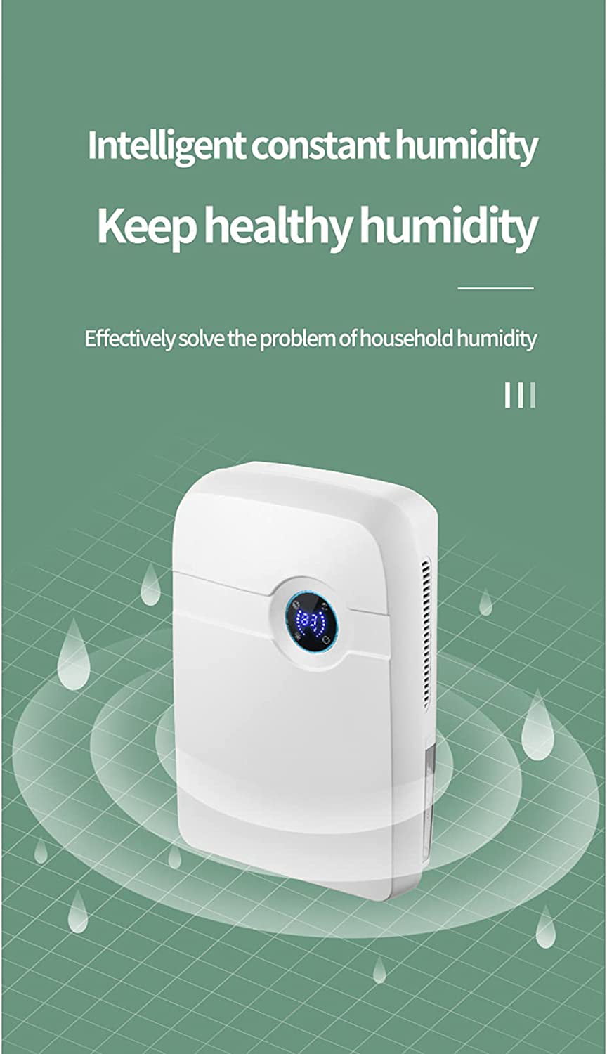 2.5L Dehumidifier Home Air Dryer Damp Moisture Free Bedroom Dehumidifier+Remote 2.5L Mini Space Dehumidifier Air Dryer Damp Moisture Free with Timing Function Dehumidifier Air Dryer