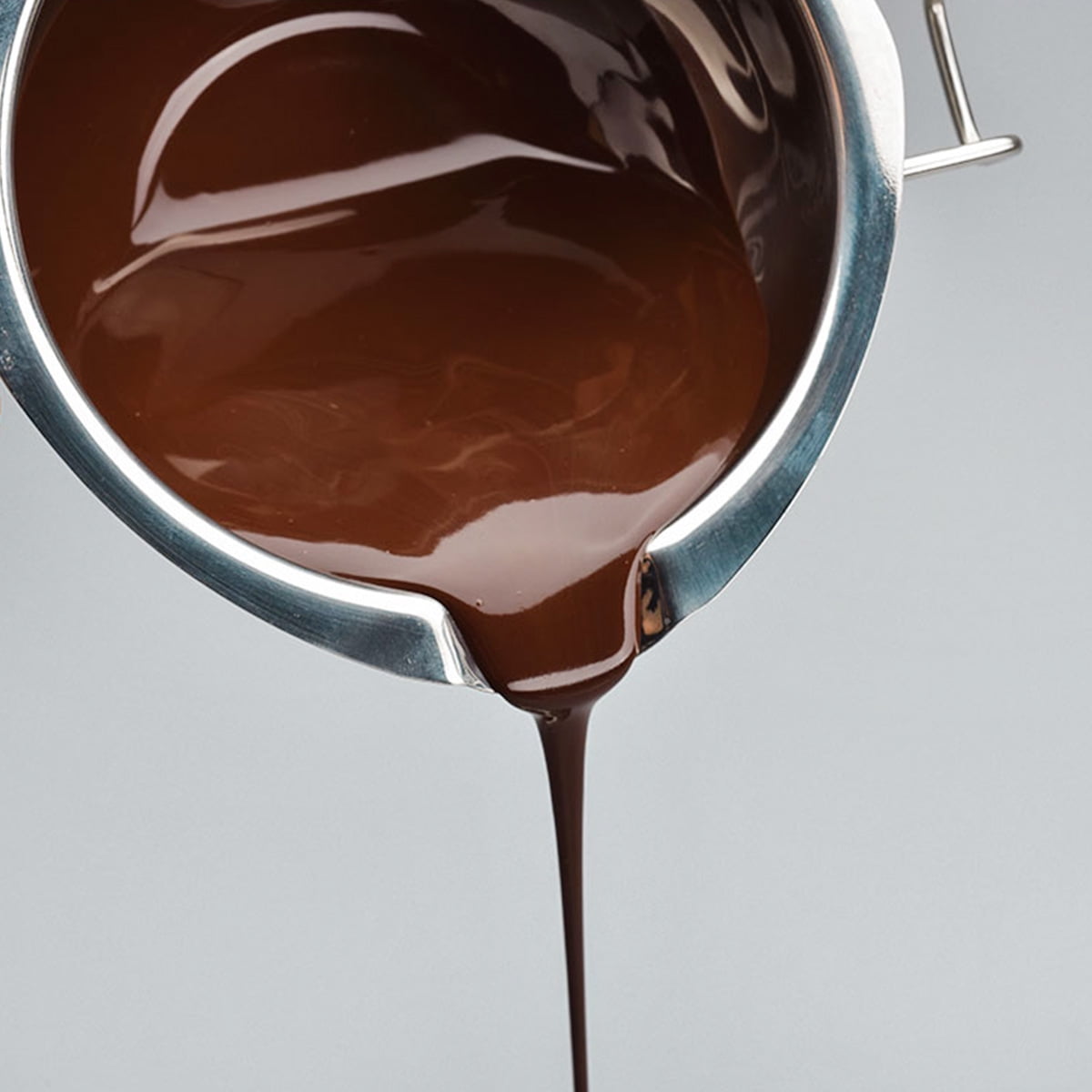 2 Pcs Long Handle Wax Melting Pot Stainless Steel Chocolate Butter Melting Pot