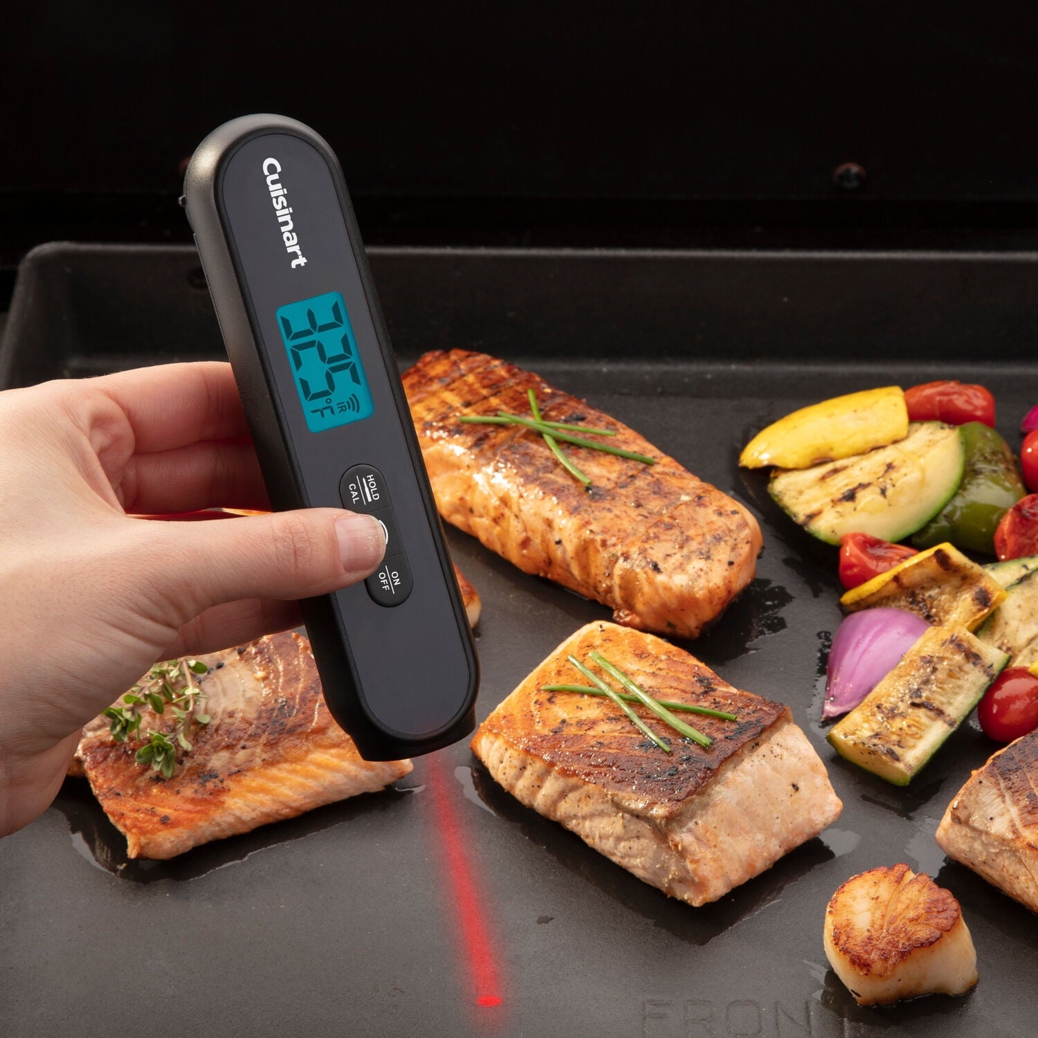 Cuisinart CSG-200 Infrared and Folding Grill Thermometer with LCD display