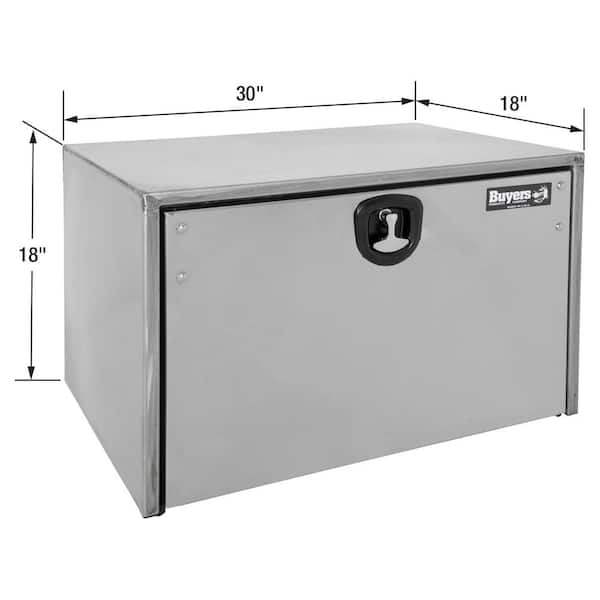 18 in. x 18 in. x 30 in. Stainless Steel Underbody Truck Tool Box