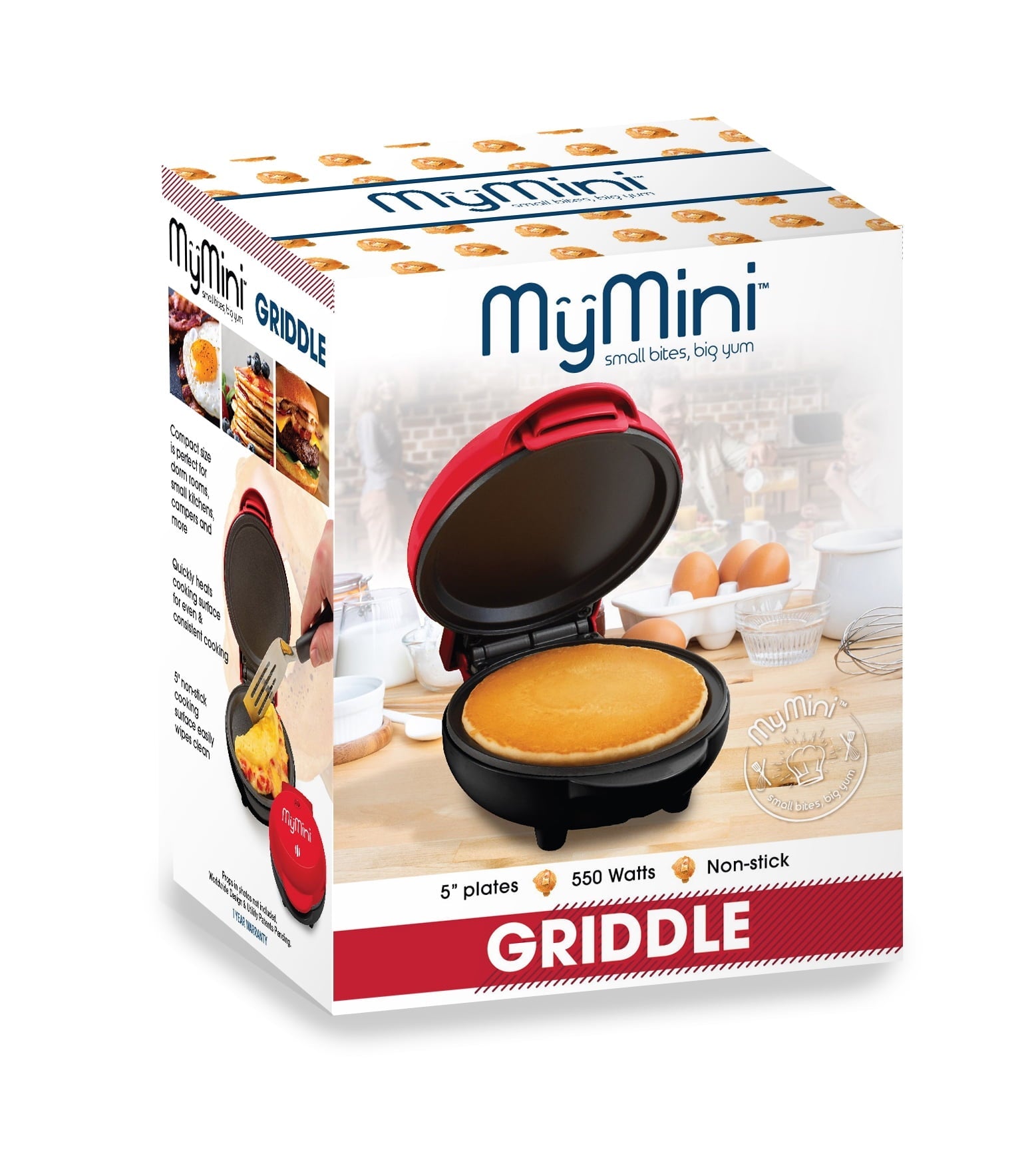 MyMini Pancake Griddle, Red