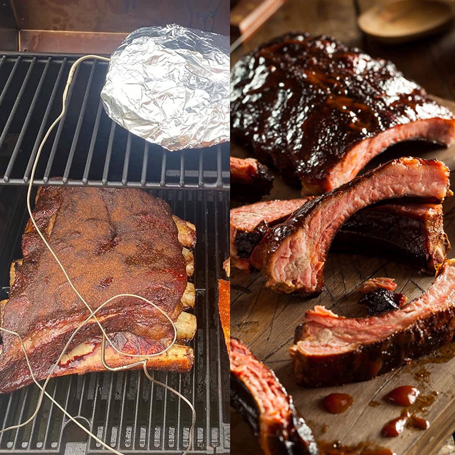 YAOAWE 2-Pack Meat Probe Replacement for Masterbuilt  with Grill Clips, 9004190170 Temperature Probe Compatible with Masterbuilt Gravity Series Digital Charcoal Grill + Smokers