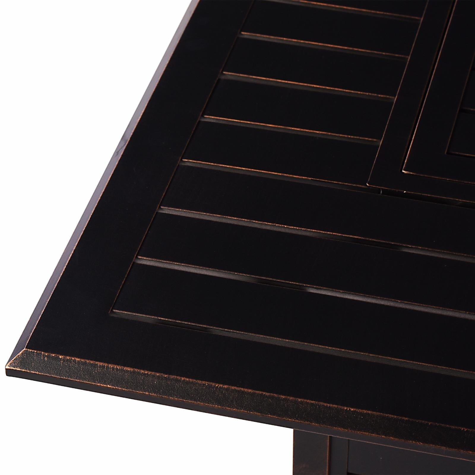 Oakland Living Kandy 48 in. Rectangular Propane Fire Pit Table