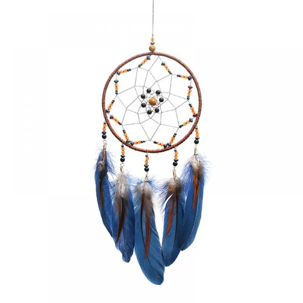 Monfince Indian Catcher Wind Chime Ornaments Bedroom Decoration Graduation Gift White 25.6