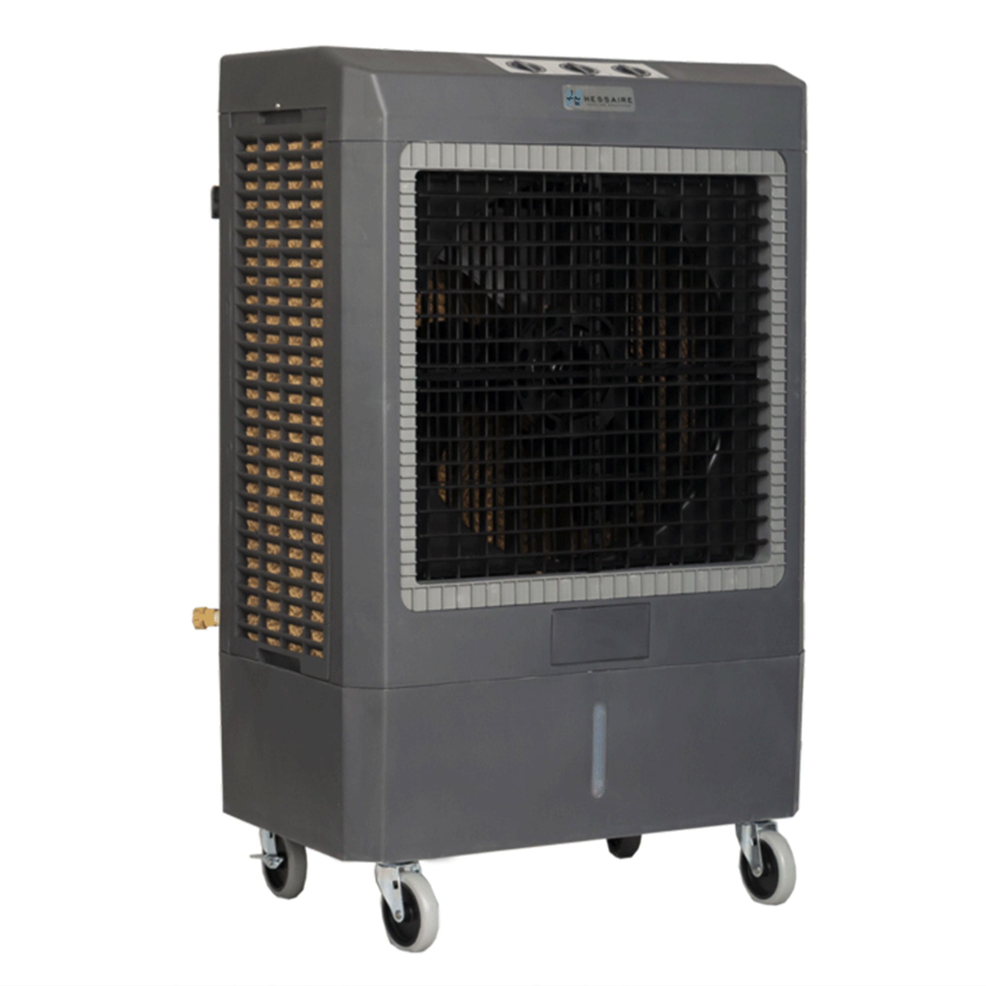 Hessaire Outdoor 1,600 Square Foot Evaporative Air Cooler Humidifier, Gray